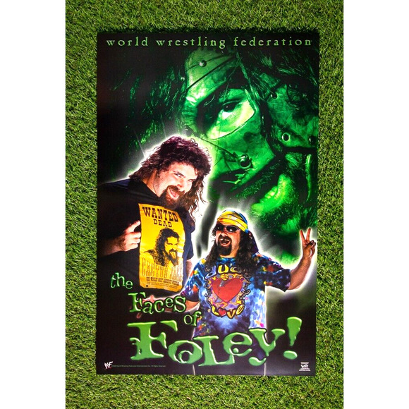 WWF Wrestling Mick Foley Faces Of Foley Vintage 2000 Funky #3475 - Picture 3 of 10
